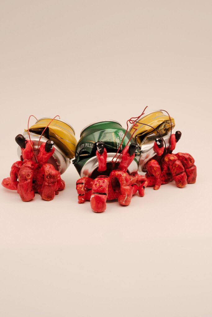 Crab with Beer Can