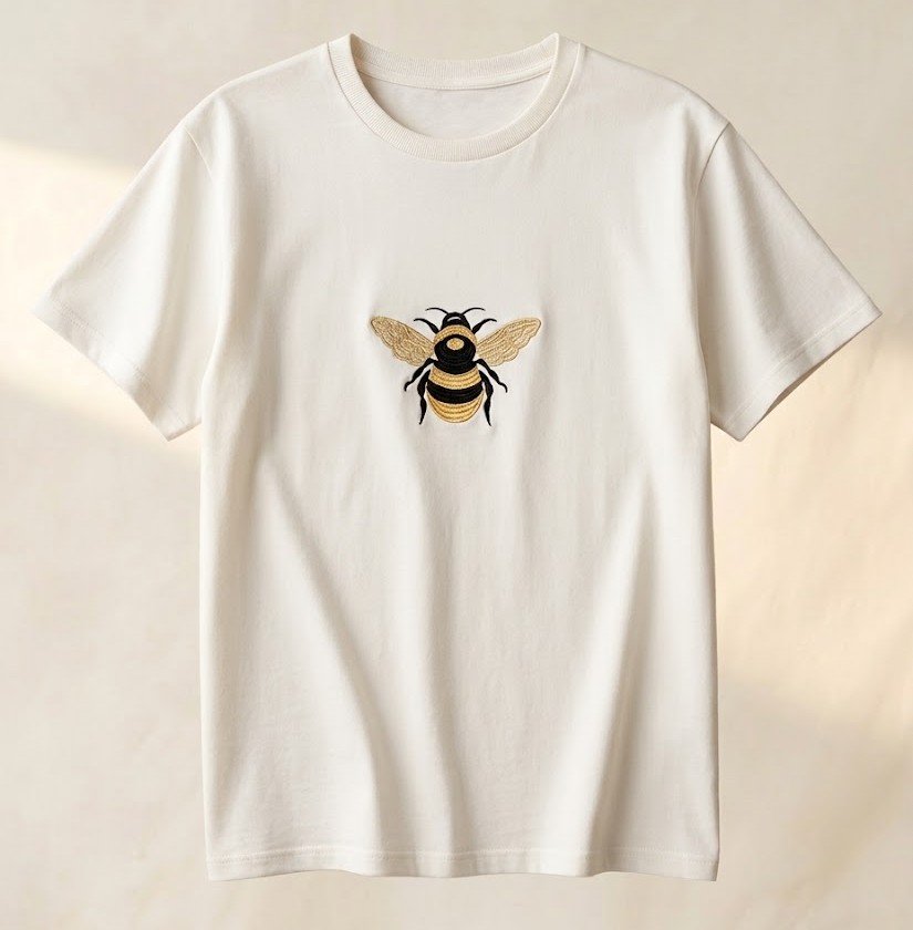 Flow Tshirt White Bee
