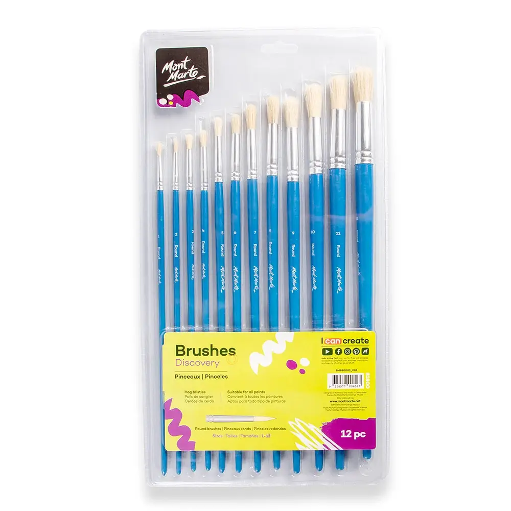 Studio Artist Brushes 12pce Round 1-12